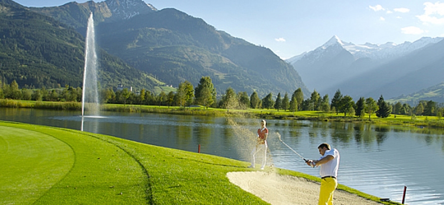 Einer der 21 Golfplätze innerhalb 1 Stunde erreichbar: vom Haus Aspen, Leogang